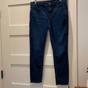 Jen7 - by 7 for All Mankind dark wash ankle skinny jeans.